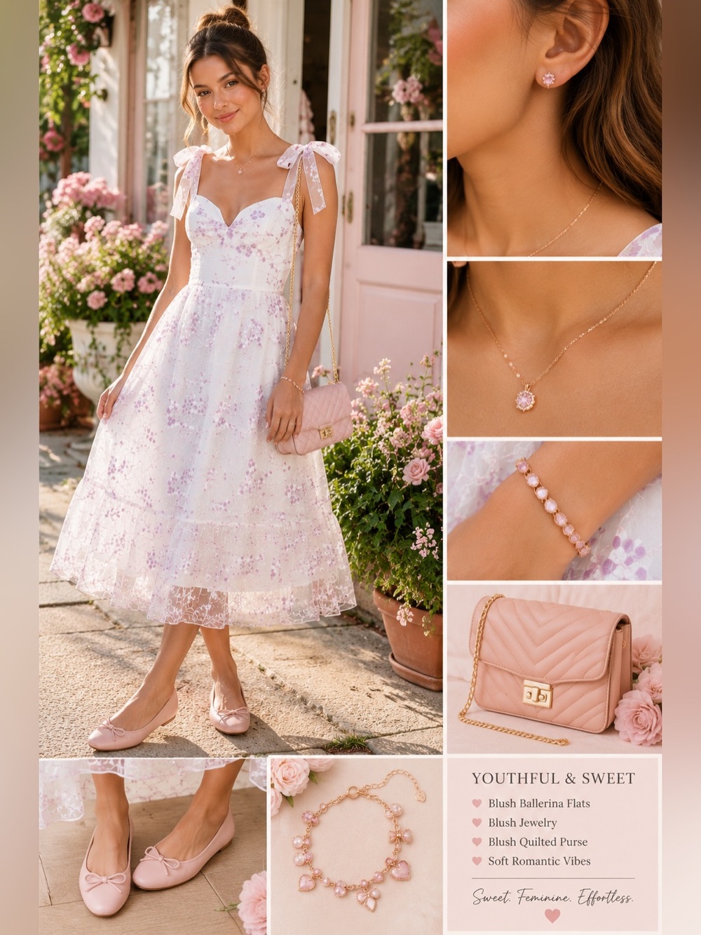 Lulus 🌸 Distinctly Sweet White Floral Embroidered | Bridgerton-Vibes - Picture 13 of 15